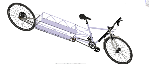 能储量的自行车3D数模图纸 STEP格式缩略图